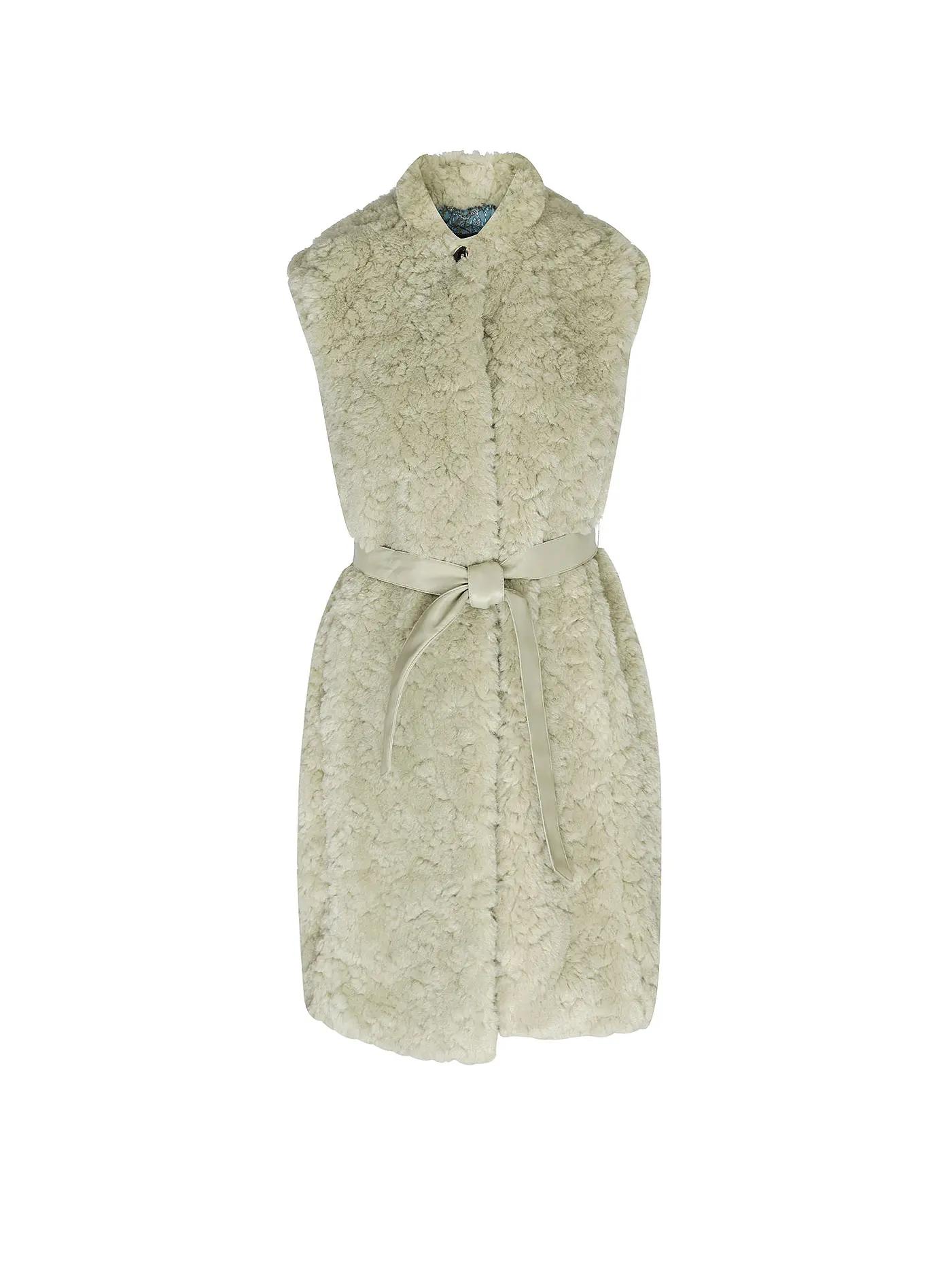 OAKWOOD | Gilet in Felloptik DESTINEE | beige